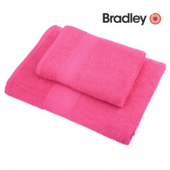 Махровое полотенце Bradley, 50 х 70 см, цвет фуксии, 5 шт.