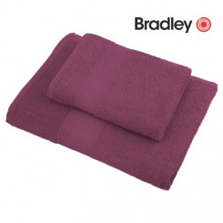 Махровая ткань Bradley, 70 x 140 см, пастельно-бордовый, 3 шт.