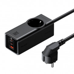 Power Strip GaN McDodo CH-4620 EU 70W, 2x USB-C, 1x USB (black)