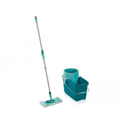 Leifheit Set Clean Twist System M mopping system / bucket Double tank Blue, Turquoise