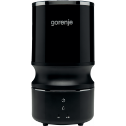 Gorenje Air Humidifier H08WB Увлажнитель воздуха 22 Вт Емкость резервуара для воды 0,8 л Подходит для помещений площадью до 15 м² Ультразвуковая технология Черный