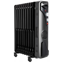 MPM Electric Heater MUG-21 Oil Filled Radiator 2500 W Number of power levels 3 Black
