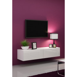 Cama TV stand VIGO 140 30 / 140 / 40 white / white gloss