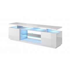RTV cabinet EVA 180x40x56 white / white glossy