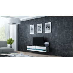 Cama TV stand VIGO NEW 30 / 140 / 40 grey / white gloss
