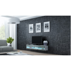 Cama TV stand VIGO NEW 30 / 140 / 40 white / grey gloss