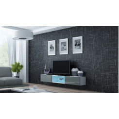 Cama TV stand VIGO GLASS 30 / 180 / 40 white / grey gloss