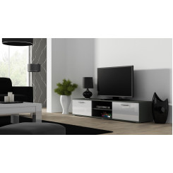 Cama TV stand SOHO 180 grey / white gloss