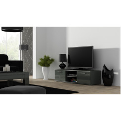 Cama TV stand SOHO 140 grey / grey gloss