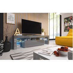 Cama TV stand TORO 158 grey / grey gloss