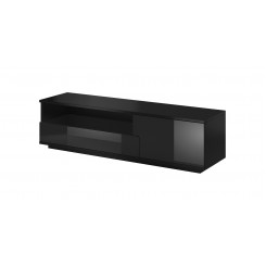 Cama TV cabinet MUZA 138 / 40 / 41 black / black gloss