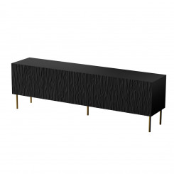 RTV JUNGLE cabinet 190x40.5x59.5 black matt + golden legs