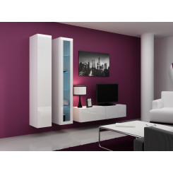 Cama Living room cabinet set VIGO 10 white / white gloss