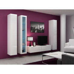 Cama Living room cabinet set VIGO 15 white / white gloss