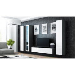 Cama Living room cabinet set VIGO 15 grey / white gloss