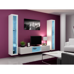 Cama Living room cabinet set VIGO 20 white / white gloss