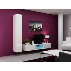 Cama Living room cabinet set VIGO 21 white / white gloss
