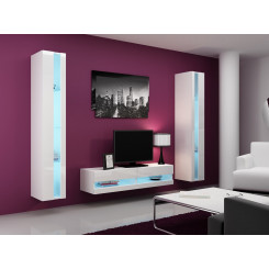 Cama Living room cabinet set VIGO NEW 12 white / white gloss