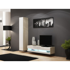 Cama Living room cabinet set VIGO NEW 13 sonoma / white gloss