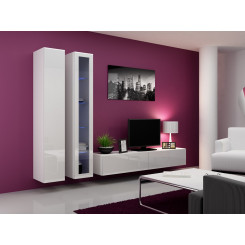 Cama Living room cabinet set VIGO 3 white / white gloss