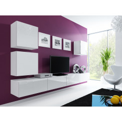 Cama Living room cabinet set VIGO 22 white / white gloss