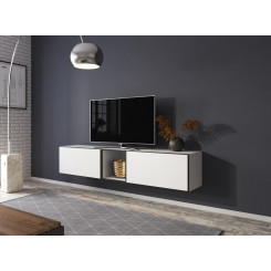 Комплект мебели для гостиной Cama ROCO 10 (2xRO3 + RO6) белый/черный/белый