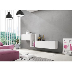 Cama living room furniture set ROCO 11 (RO1+RO3+RO4) white / white / white
