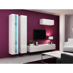 Cama Living room cabinet set VIGO NEW 1 white / white gloss