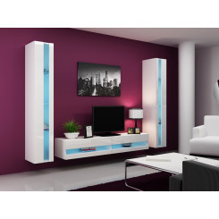 Cama Living room cabinet set VIGO NEW 3 white / white gloss