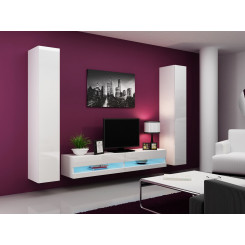 Cama Living room cabinet set VIGO NEW 4 white / white gloss