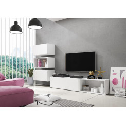 Cama living room furniture set ROCO 4 (RO1+2xRO3+2xRO4) white / white / white
