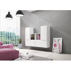 Cama living room furniture set ROCO 18 (4xRO3 + 2xRO6) white / white / white