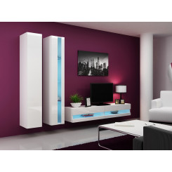 Cama Living room cabinet set VIGO NEW 5 white / white gloss