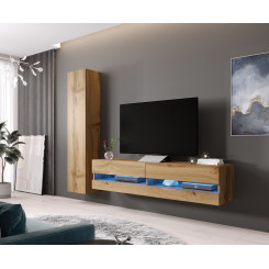 Cama Living room cabinet set VIGO NEW 9 wotan / wotan gloss