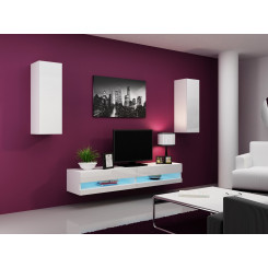 Cama Living room cabinet set VIGO NEW 10 white / white gloss
