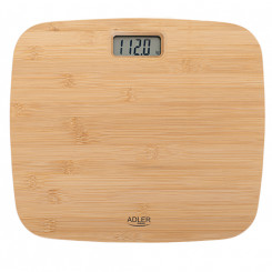 Бамбуковые весы для ванной комнаты Adler AD 8173 Максимальный вес (вместимость) 150 кг Точность 100 г