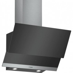 Bosch DWK065G60 cooker hood Wall-mounted Black, Stainless steel 530 m³ / h C