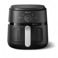 Philips 2000 series NA231 / 00 fryer Single 6.2 L Stand-alone 1700 W Hot air fryer Black, Silver