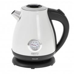 Camry Kettle with a thermometer CR 1344 Electric 2200 W 1.7 L Stainless steel 360° rotational base White