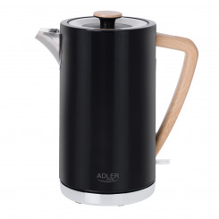 Adler Kettle AD 1347b Electric 2200 W 1.5 L Stainless steel 360° rotational base Black