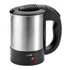 Clatronic WKR 3624 electric kettle 0.5 L 1000 W Black, Stainless steel