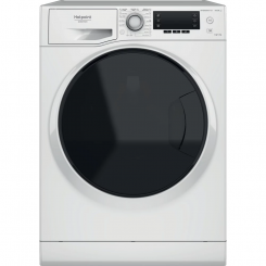 Hotpoint Washing Machine With Dryer NDD 11725 DA EE Energy efficiency class E Front loading Washing capacity 11 kg 1551 RPM Depth 61 cm Width 60 cm Display LCD Drying system Drying capacity 7 kg Steam function White