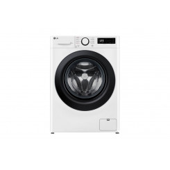 LG Washing machine with dryer F4DR509SBW Energy efficiency class A Front loading Washing capacity 	9 kg 1400 RPM Depth 55 cm Width 60 cm Display Rotary knob + LED Drying system Drying capacity 6 kg Steam function Direct drive White