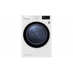 LG Dryer Machine RH80V3AV6N Класс энергоэффективности A++ Фронтальная загрузка 8 кг Светодиод Глубина 69 см Wi-Fi Белый