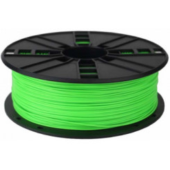 Gembird Filament PLA флуоресцентный зеленый 1,75 мм 1 кг