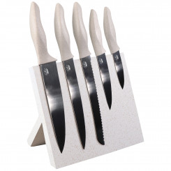 Stoneline Knife Block Natural Line 21197  Folding stand 5 pc(s) Dishwasher proof 9/12.5/20.1/20.2 cm