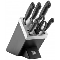 ZWILLING FOUR STAR 35145-007-0 набор кухонных ножей/блоков столовых приборов 7 шт Черный