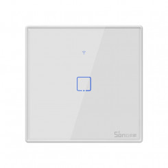 Сенсорный выключатель света WiFi + RF 433 Sonoff T2 EU TX (1-канальный)
