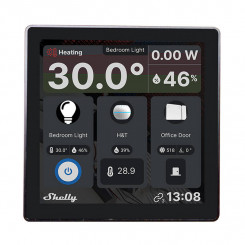 Smart Control Panel with 5A Switch Shelly Wall Display (black)