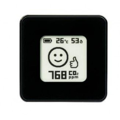 Smart Home Air Quality Sensor / Black Airv-Blck Airvalent